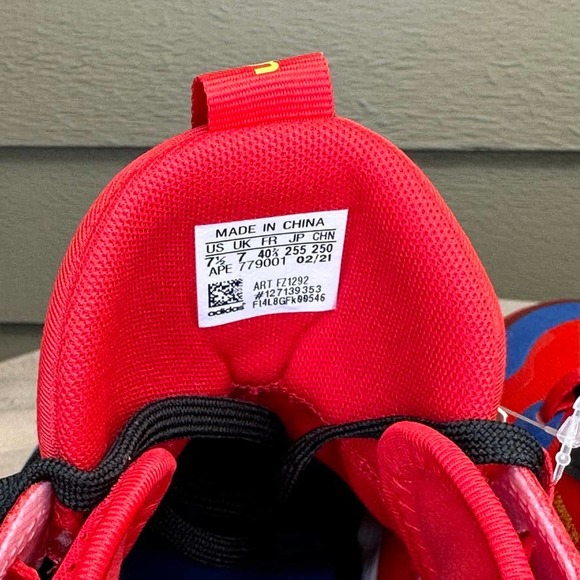 Mens Adidas Size 7.5 Harden Vol 5 Futurenatural McDonald’s All American Sneakers main image 5